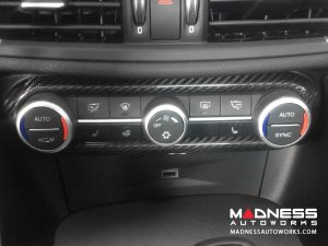 Alfa Romeo Giulia Air Conditioning Dash Bezel - Carbon Fiber - Pre '20